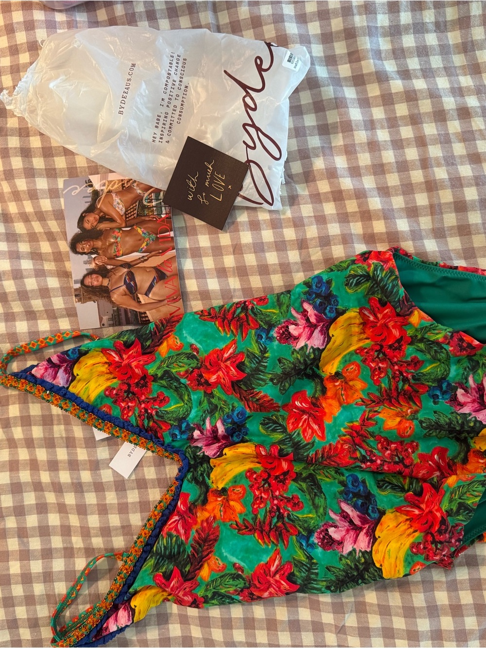 BYDEE nwt AMALFI ONE PIECE IN LA CEIBA - Picture 12 of 12